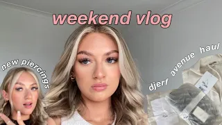 a weekend vlog - self care days & mini djerf avenue haul | Georgia Wilcock