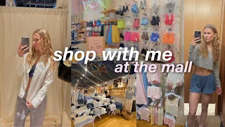 CLOTHING SHOP WITH ME | mall shopping vlog, clothes haul