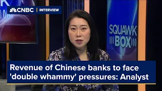 Fitch Ratings says revenue of Chinese banks will face 'double whammy' pressures