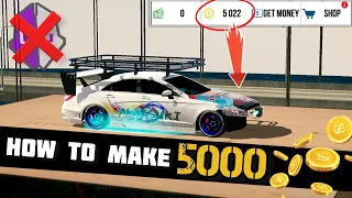 HOW TO MAKE 5000 COINS In 8 MINUTES | Car Parking MULTIPLAYER