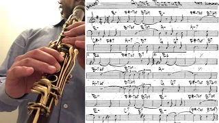 Alone Together Bb Clarinet Cover Video & Sheet Music