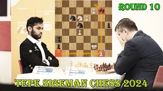 MATE!! Arjun Erigaisi vs Peter Svidler || TePe Sigeman Chess Tournament 2024 - G10