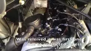 "Black Death" Mercedes Benz Vito 639 Injector leak fix DIY HD