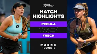 Jessica Pegula vs. Magdalena Frech | 2023 Madrid Round 2 | WTA Match Highlights