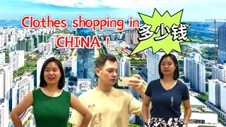 Clothes Shopping in China!