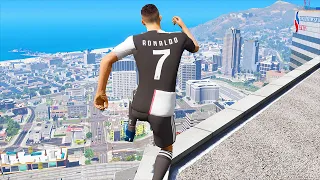 GTA 5 Cristiano Ronaldo Gameplay - Funny Fails Moments