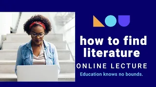 2021 PhD Research Methods Session 3a: How to Find Literature