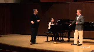 Gerald Finley Master Class, May 7, 2015: Eric Jurenas and Juliana Han