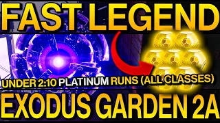 Destiny 2: FAST Exodus Garden 2A LEGEND Lost Sector | ANY CLASS Under 2:10 Easy! (Beyond Light)