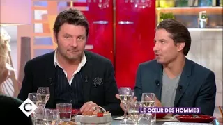 Philippe Lellouche et Jérémy Ferrari au dîner - C à Vous - 27/10/2017