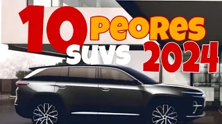 10 peores SUVs 2024 |  AUTOS que no deberías comprar!