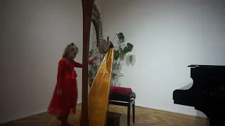 Diana Popova_7 years old_HARP_В.Джекомб "Сонатіна"_С.Канга "Заклинач змій"