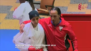 Lotfy Giana (EGYPT) vs Le Roux Elsabie (SOUTH AFRICA) || Female Kumite -61 KG