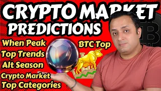 🔮 My Top Crypto Market Predictions For 2024-25 | When BTC & ALTs Peak | Altcoins Season | Top Trends