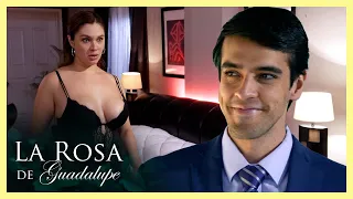 Karen quiere que Héctor la mantenga y se le mete por los ojos | La rosa de Guadalupe 1/4 | La farsa