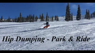 Park and Ride Skiing Mistake - Hip Dumping