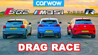 BMW v Audi v VW - DRAG RACE HOT HATCH (dalam penyamaran)