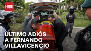 Despiden a candidato asesinado Fernando Villavicencio en Ecuador - Sábados de Foro