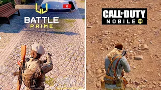 Battle Prime vs. Call of Duty Mobile - Ultimate Face Off Comparison
