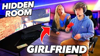 I Built A Secret Hidden Gaming Room To Hide From Girlfriend!