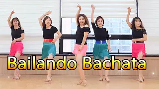 Bailando Bachata Line Dance|Improver|쉬운중급라인댄스|바차타