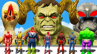 THE AVENGERS VS HULK LUCIFER & SCP - EPIC BATTLE