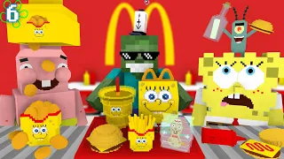 Monster School: WORK AT MCDONALD'S PLACE! 🍔 - Minecraft Animation