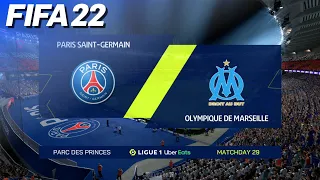 FIFA 22 🇫🇷 Paris Saint Germain vs. Olympique de Marseille | PS5