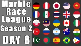 Marble Race League 2019 Season 2 Day 8 in Algodoo / Marble Race King