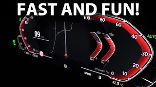 BMW iX3 acceleration and noise test