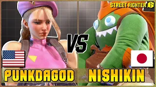 Street Fighter 6 🔥 PunkdaGod (CAMMY) vs Nishikin (BLANKA) 🔥 SF6 Rank Match 🔥