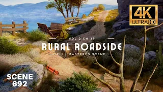 June's Journey Scene 692 Vol 2 Ch 39 Rural Roadside *Full Mastered Scene* 4K