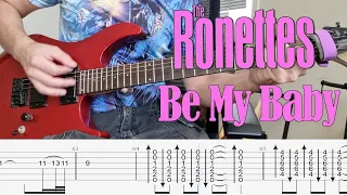 The Ronettes - Be My Baby (guitar cover) + screen tabs