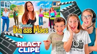 REAGINDO AO CLIPE DA PARÓDIA do Dia das Mães da FAMÍLIA MARIA CLARA E JP