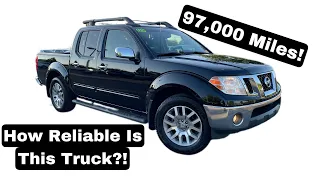 2009 Nissan Frontier LE 4.0 V6 Crew Cab POV Test Drive & 97,000 Mile Review