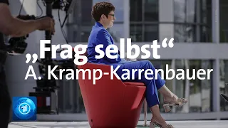 Eure Fragen an CDU-Chefin Annegret Kramp-Karrenbauer | Frag selbst 2020