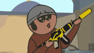 CSGO Cartoon Episode 2 It is B CSGO #CSGO