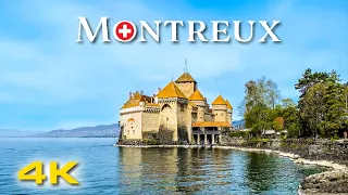 Montreux Switzerland 4K 🇨🇭 Most beautiful Swiss holiday town!