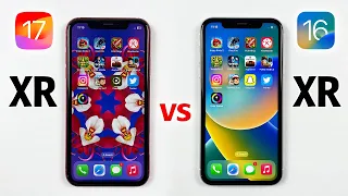 iOS 17 vs iOS 16 SPEED TEST - iPhone XR iOS 17 vs iOS 16 SPEED TEST - Performance improved ?