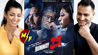 RUNWAY 34 | Trailer REACTION!! | Amitabh Bachchan, Ajay Devgn, Rakul Preet Singh