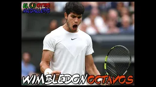 💚Carlos Alcaraz VS Matteo berrettini💚 Resumen en ESPAÑOL de los OCTAVOS. Wimbledon 2023