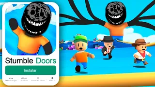 Eu criei o Stumble Guys do RUSH do DOORS de Roblox! 👁️