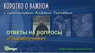 «Подкаблучники». Протоиерей Андрей Ткачев