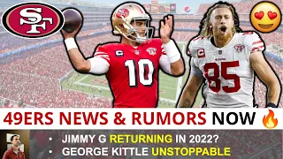 San Francisco 49ers Rumors: NEW Jimmy Garoppolo Trade Rumors + George Kittle Most DOMINANT TE In NFL