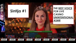 Sintija #1 Is Back For A Live Casino Session On Baccarat Squeeze Table Unintentional ASMR Whisper