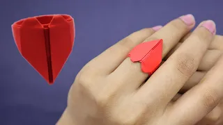 Origami: Heart Ring | DIY Paper Ring | Easy Origami & Crafts