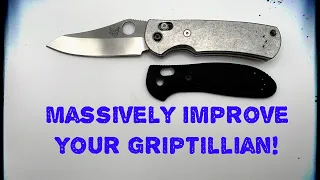 Installing AWT Aluminum Scales on my Griptillian!