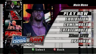 WWE SmackDown! vs RAW 2008 (XBOX 360) HD GamePlay 4/9/22 : X-D SPORTS