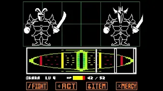 Undertale - Royal Guard 01 & 02 Miniboss Fight (Neutral)