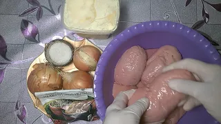 Бычьи яички в сметане,безумно вкусно.